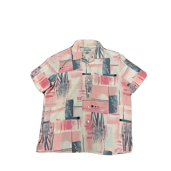 OLIVIA James‎ Blouse Size 16 Button Down Shoulder Padded - Picture 1 of 6